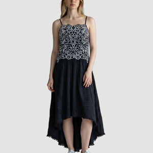 Free People Embroidered Goth Dress